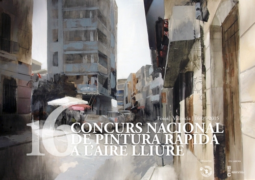 Cartel del evento XVI Concurso Nacional de Pintura Rápida al Aire Libre