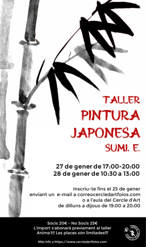Cartel del evento Taller Sumi.E