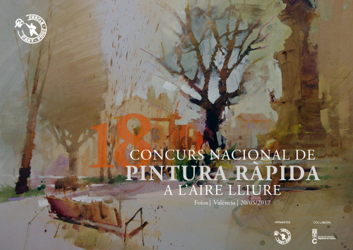 Cartel del evento 18 Concurso Nacional de Pintura Rápida al Aire Libre