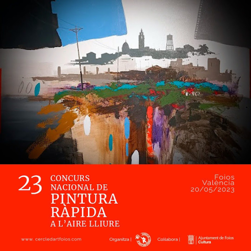 Cartel del evento XXIII Concurso Nacional de Pintura Rápida