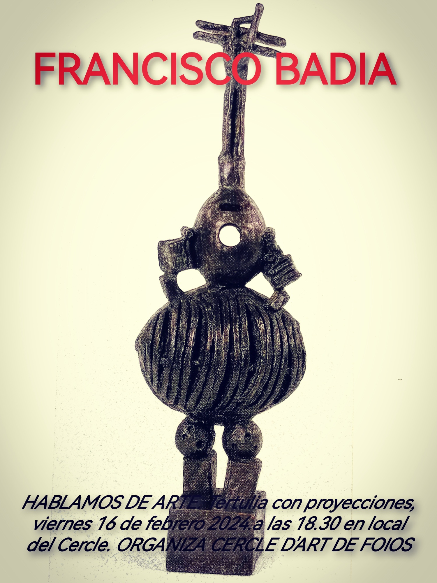 Cartel del evento HABLAMOS DE ARTE