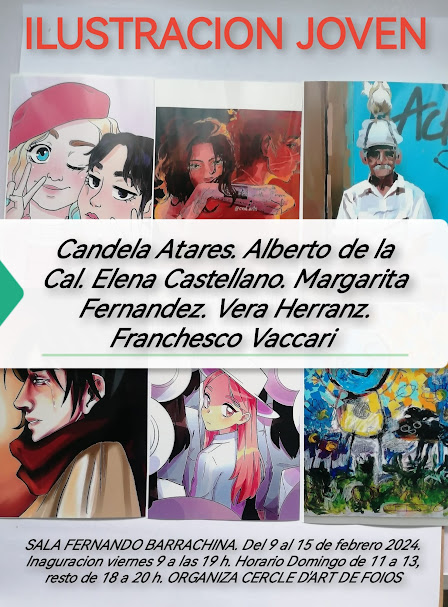 Cartel del evento Exposición ILUSTRACIÓN JOVEN