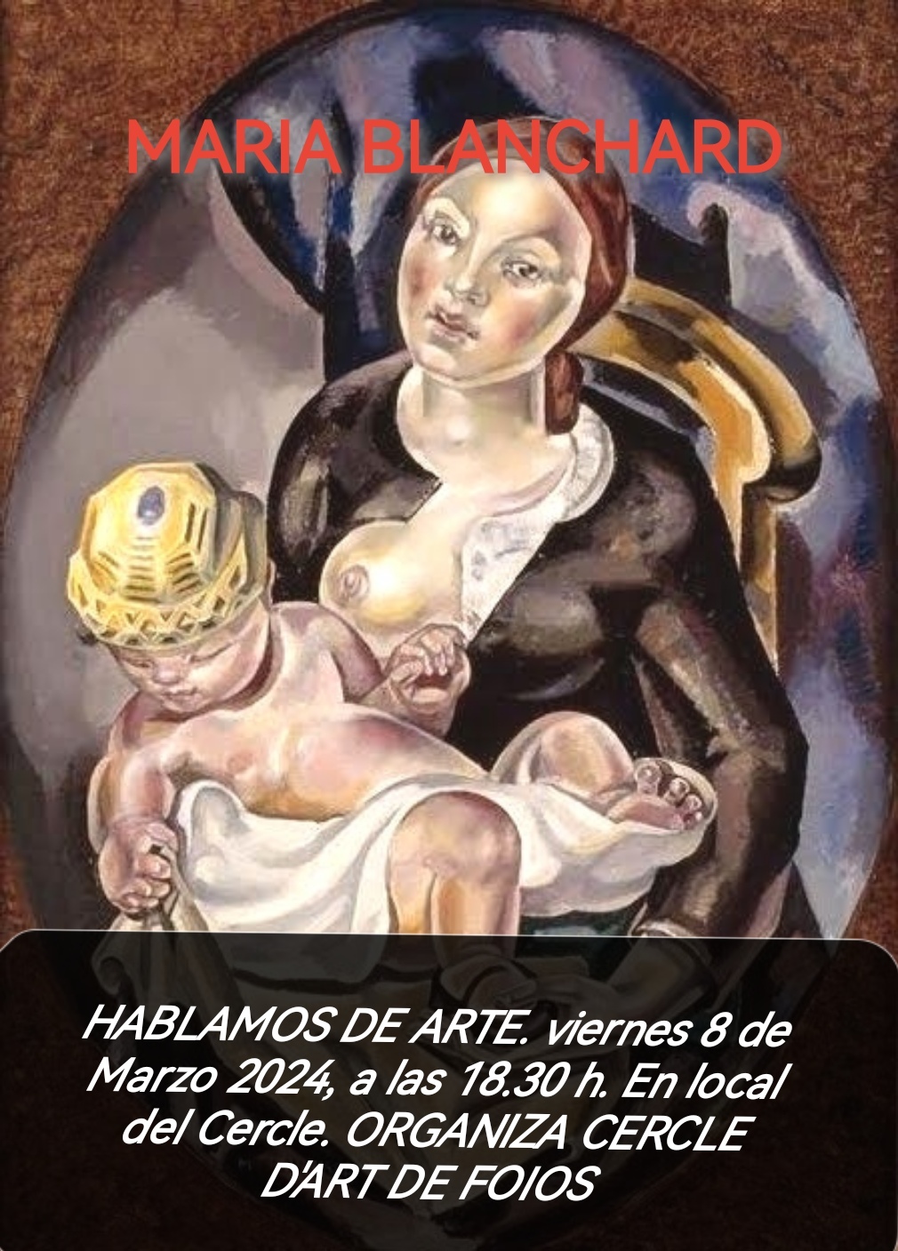 Cartel del evento HABLAMOS DE ARTE