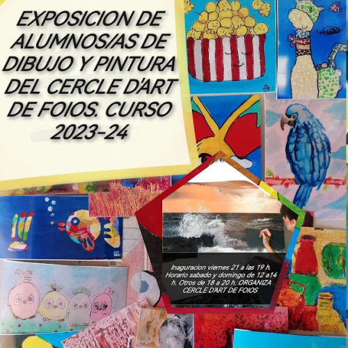Cartel del evento Exposición fin de curso 2023/24