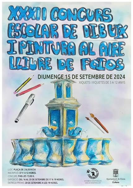 Cartel del evento XXXII CONCURSO ESCOLAR DE DIBUJO Y PINTURA AL AIRE LIBRE