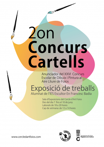 Cartel del evento II Concurso para el Cartel anunciador del XXVI  Concurso Escolar de Dibujo y Pintura al Aire Libre d