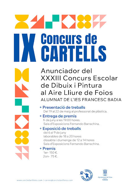 Cartel del evento Exposición del IX Concurso del Cartel