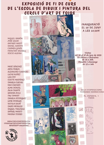 Cartel del evento Exposición fin de curso 2024-25