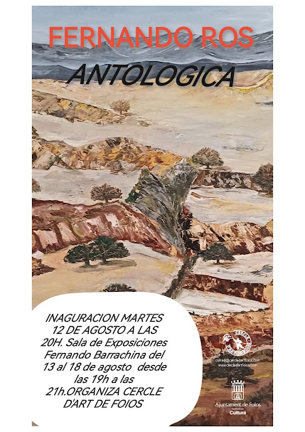 Cartel del evento ANTOLOGÍA - FERNANDO ROS