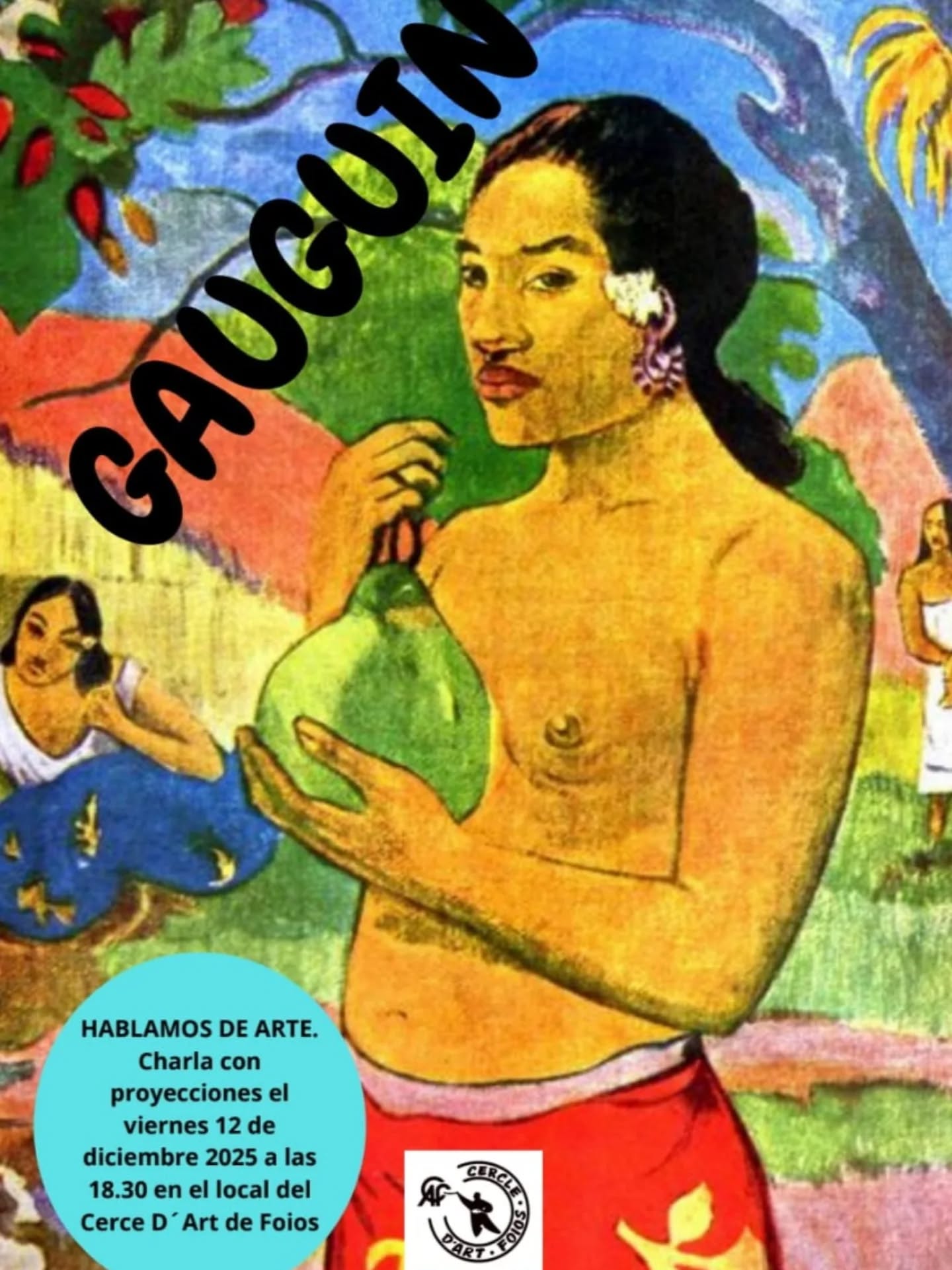 Cartel del evento HABLAMOS DE ARTE