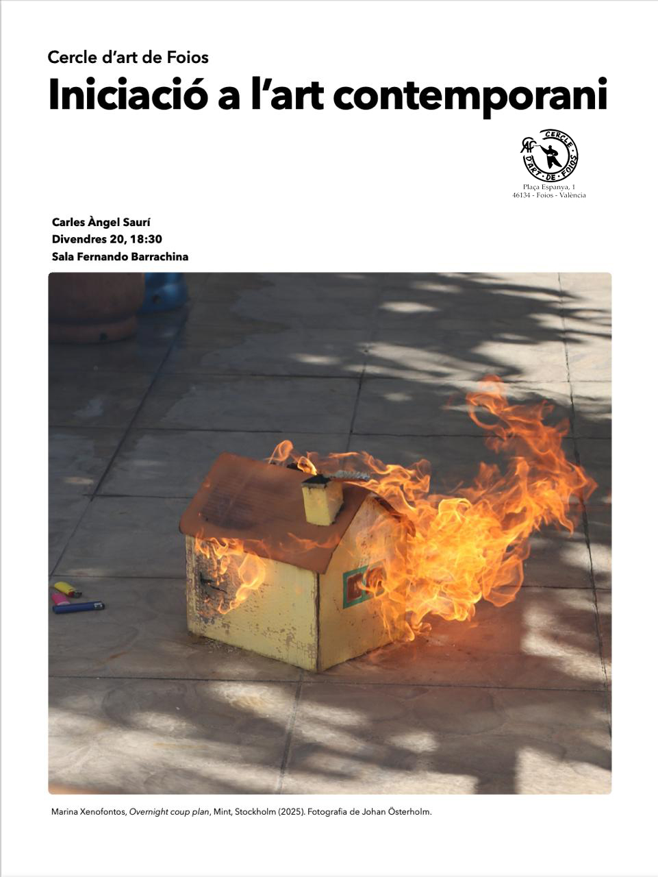 Cartel del evento Iniciación al arte contemporáneo