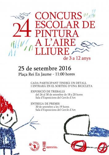 Cartel del evento 24º Concurso Escolar de Pintura al Aire Libre
