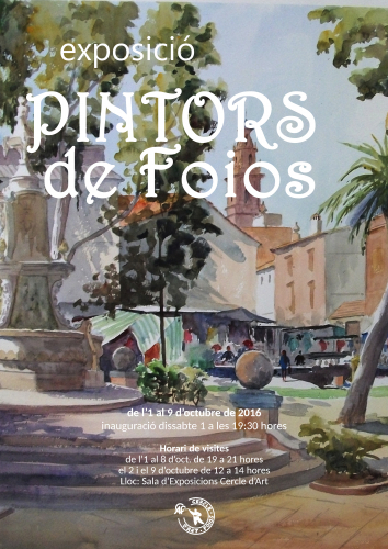 Cartel del evento Pintors de Foios