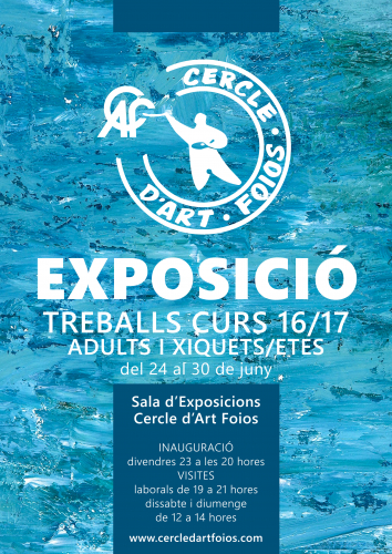 Cartel del evento Exposición final de Curso