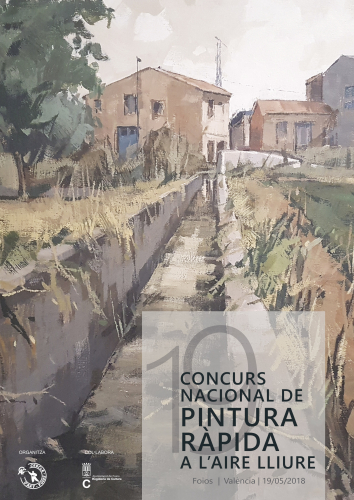 Cartel del evento 19 Concurso Nacional de Pintura Rápida al Aire Libre