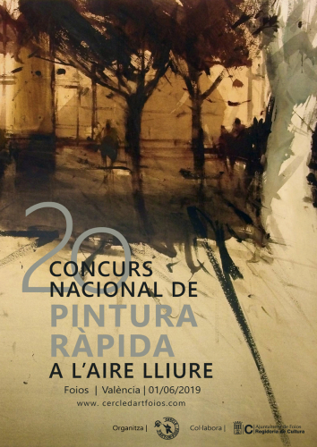 Cartel del evento XX Concurso Nacional de Pintura Rápida al Aire Libre