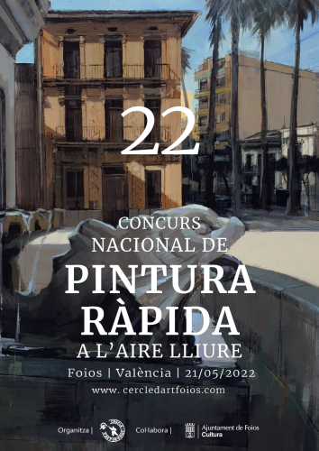 Cartel del evento XXII Concurso Nacional de Pintura Rápida